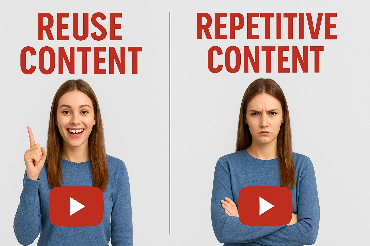 Difference between reuse content and repetitive content